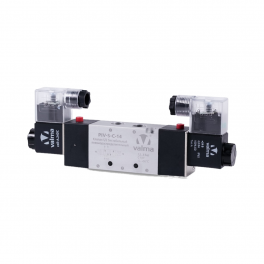 PIV-S-C-14.220AC Клапан пневмораспределительный 5/2 бистабильный, G 1/4''